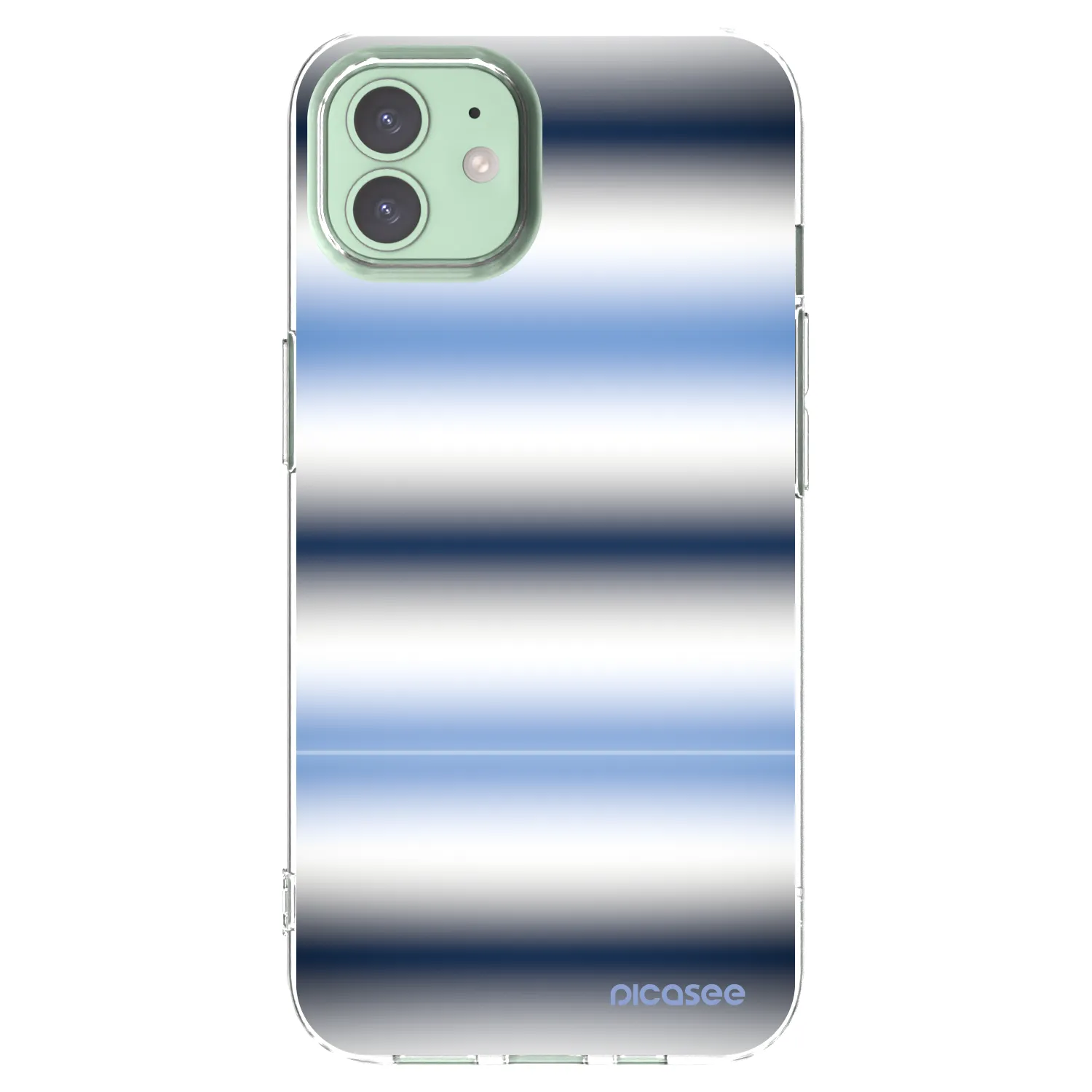 Picasee διαφανής θήκη σιλικόνης Apple iPhone 12 - Static Lines