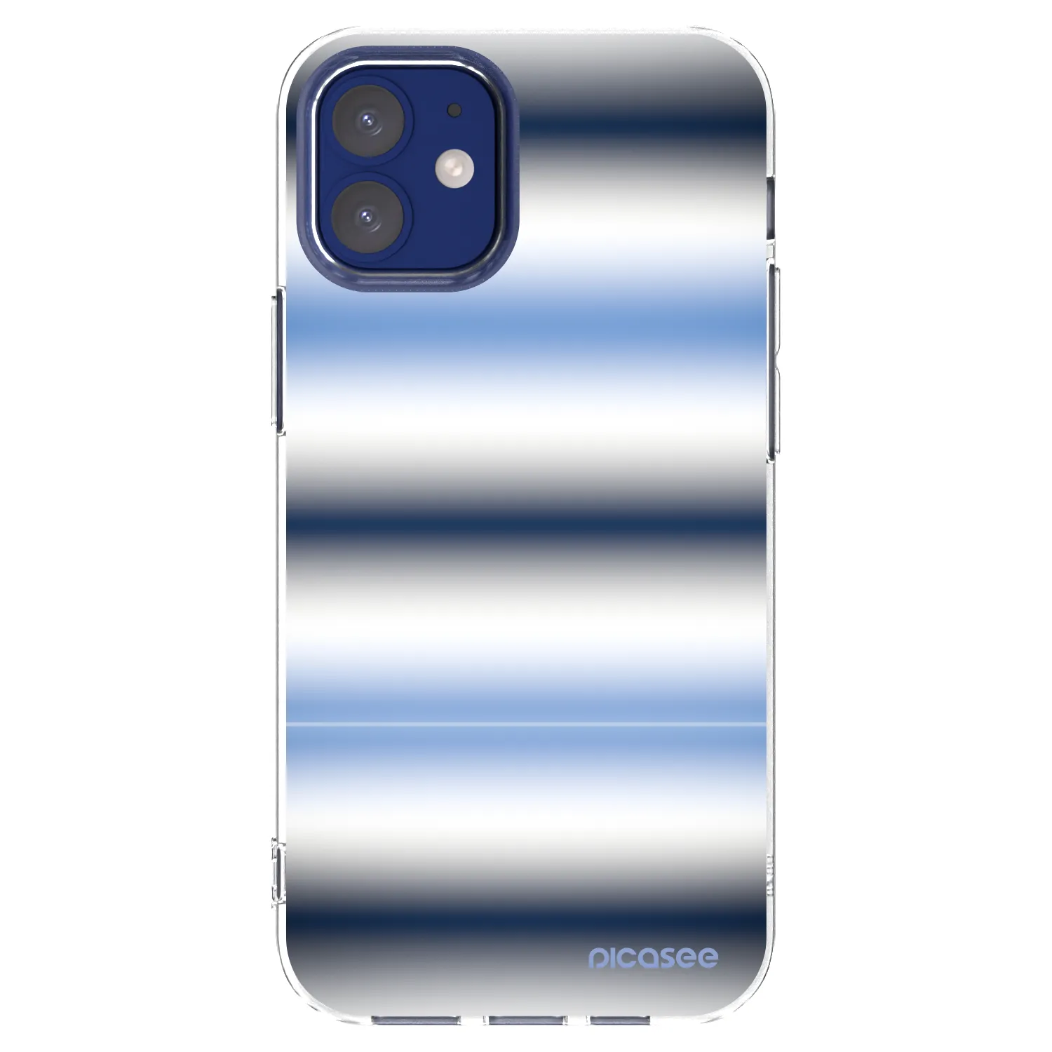 Picasee διαφανής θήκη σιλικόνης Apple iPhone 12 mini - Static Lines
