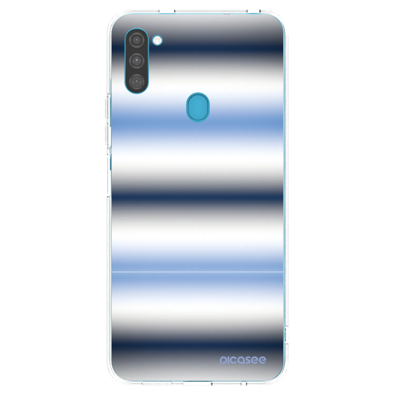 Picasee διαφανής θήκη σιλικόνης Samsung Galaxy M11 - Static Lines
