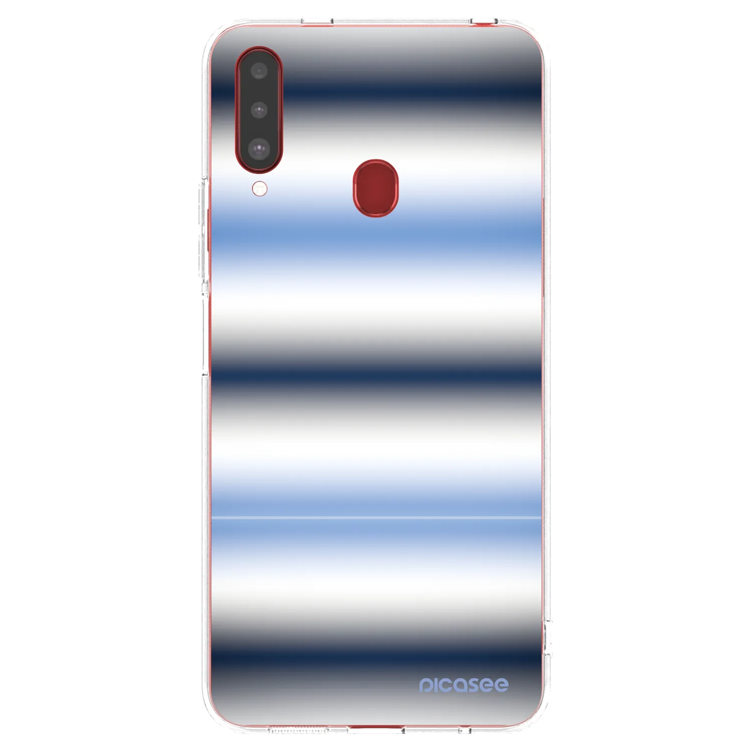 Picasee διαφανής θήκη σιλικόνης Samsung Galaxy A20s - Static Lines