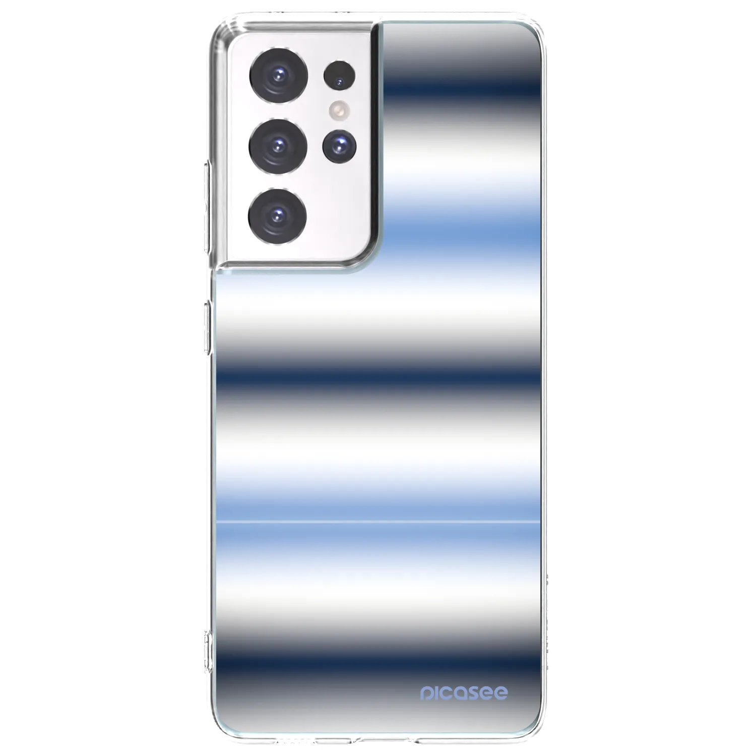 Picasee διαφανής θήκη σιλικόνης Samsung Galaxy S21 Ultra 5G G998B - Static Lines