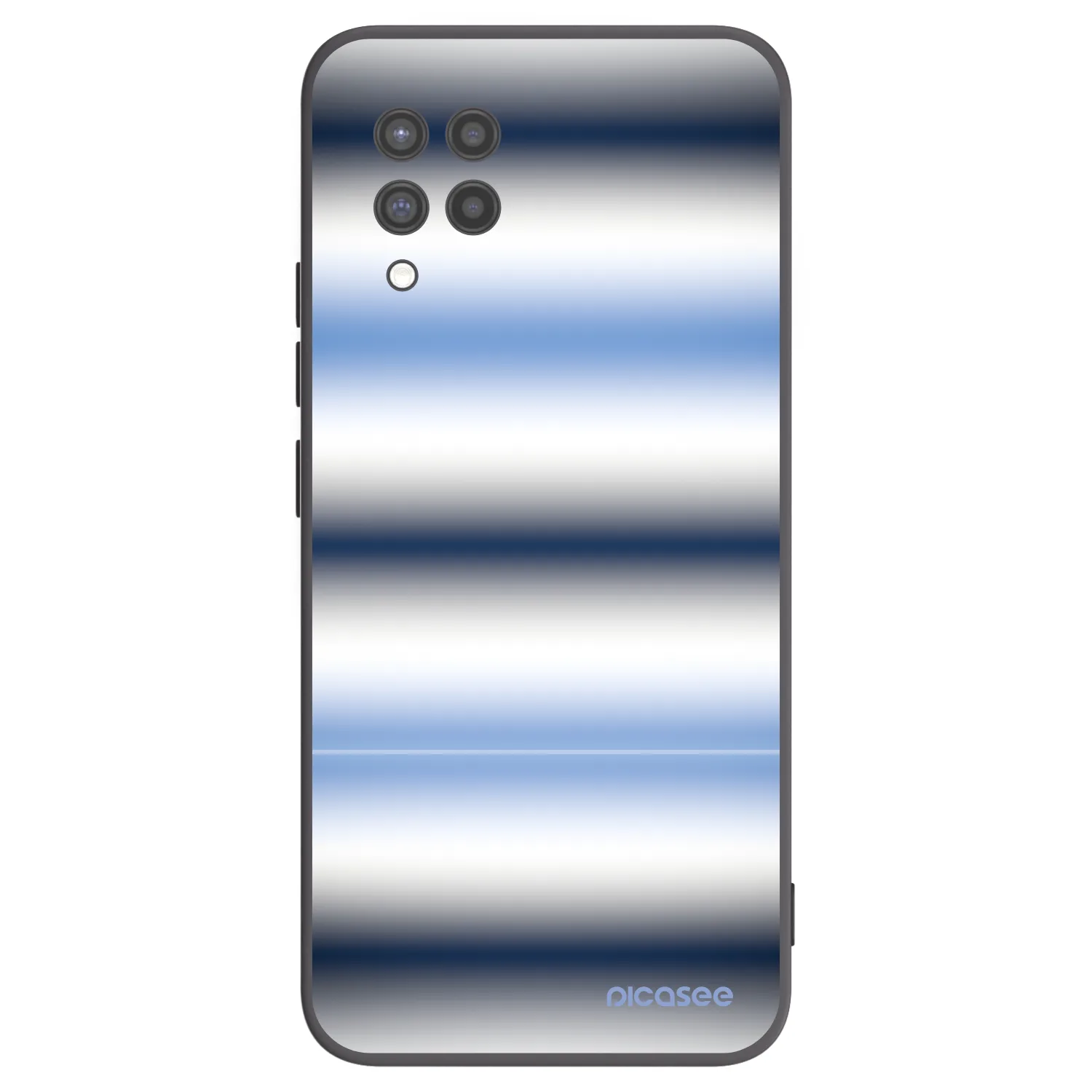 Picasee Μαύρη θήκη σιλικόνης για Samsung Galaxy A42 A426B - Static Lines