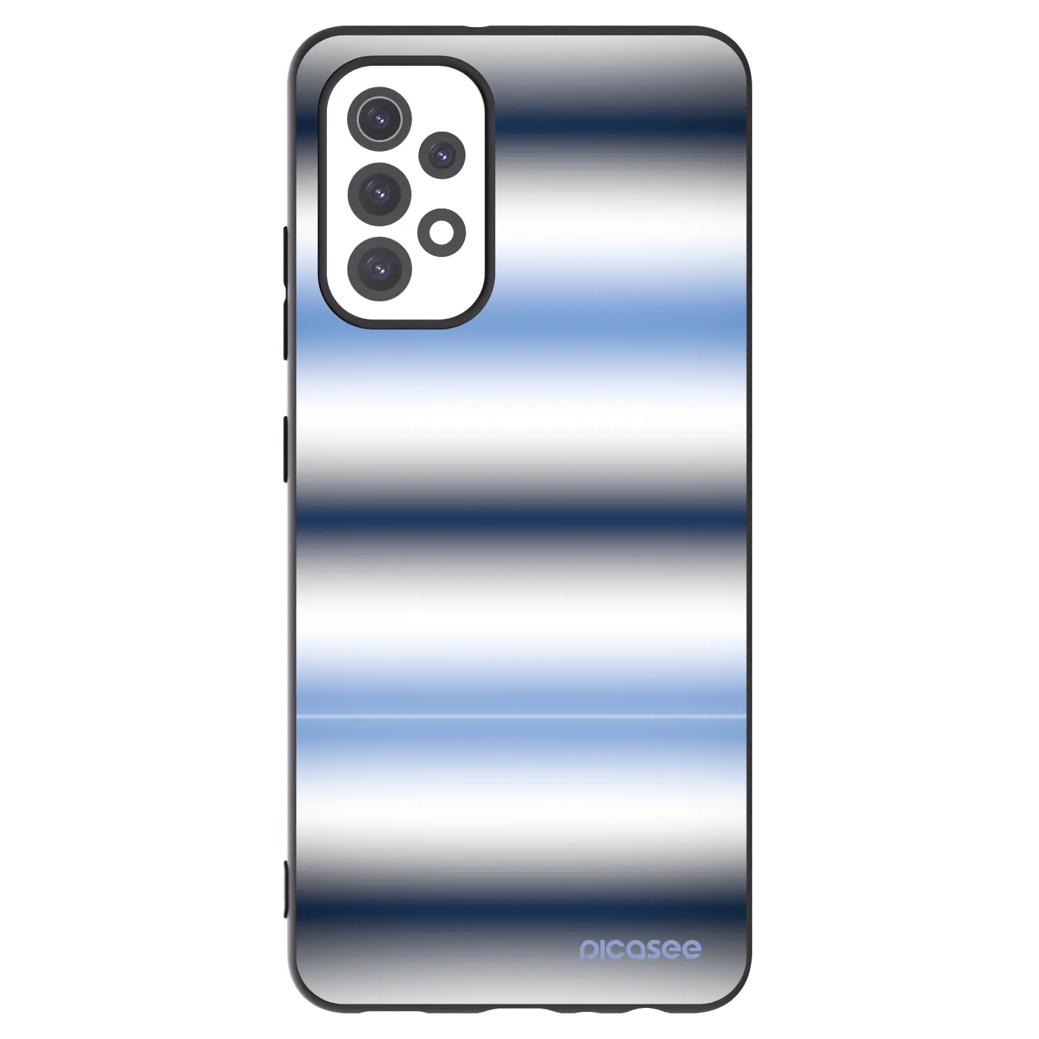 Picasee Μαύρη θήκη σιλικόνης για Samsung Galaxy A32 5G A326B - Static Lines