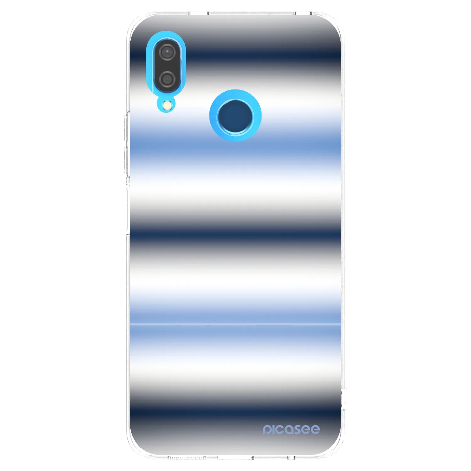 Picasee διαφανής θήκη σιλικόνης Huawei P20 Lite - Static Lines