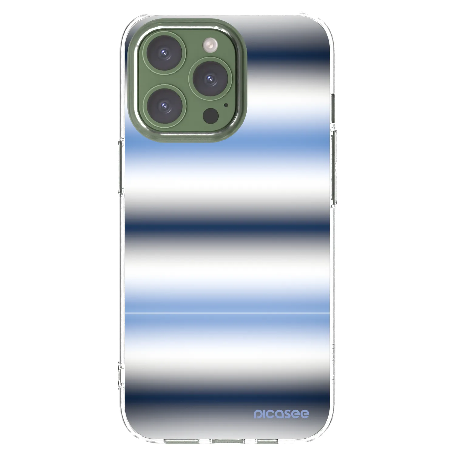 Picasee διαφανής θήκη σιλικόνης Apple iPhone 13 Pro - Static Lines