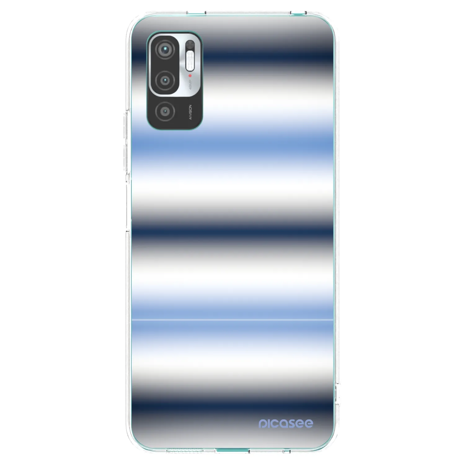 Picasee διαφανής θήκη σιλικόνης Xiaomi Redmi Note 10 5G - Static Lines