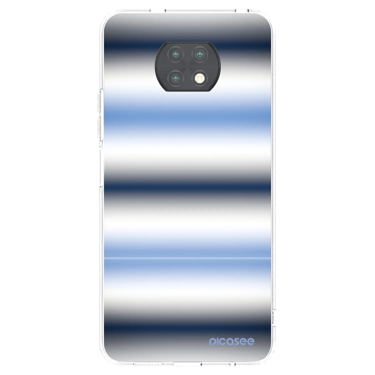 Picasee διαφανής θήκη σιλικόνης Xiaomi Redmi Note 9T - Static Lines
