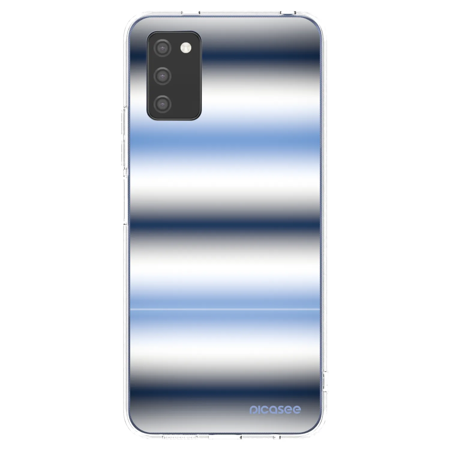 Picasee διαφανής θήκη σιλικόνης Samsung Galaxy A03s A037G - Static Lines