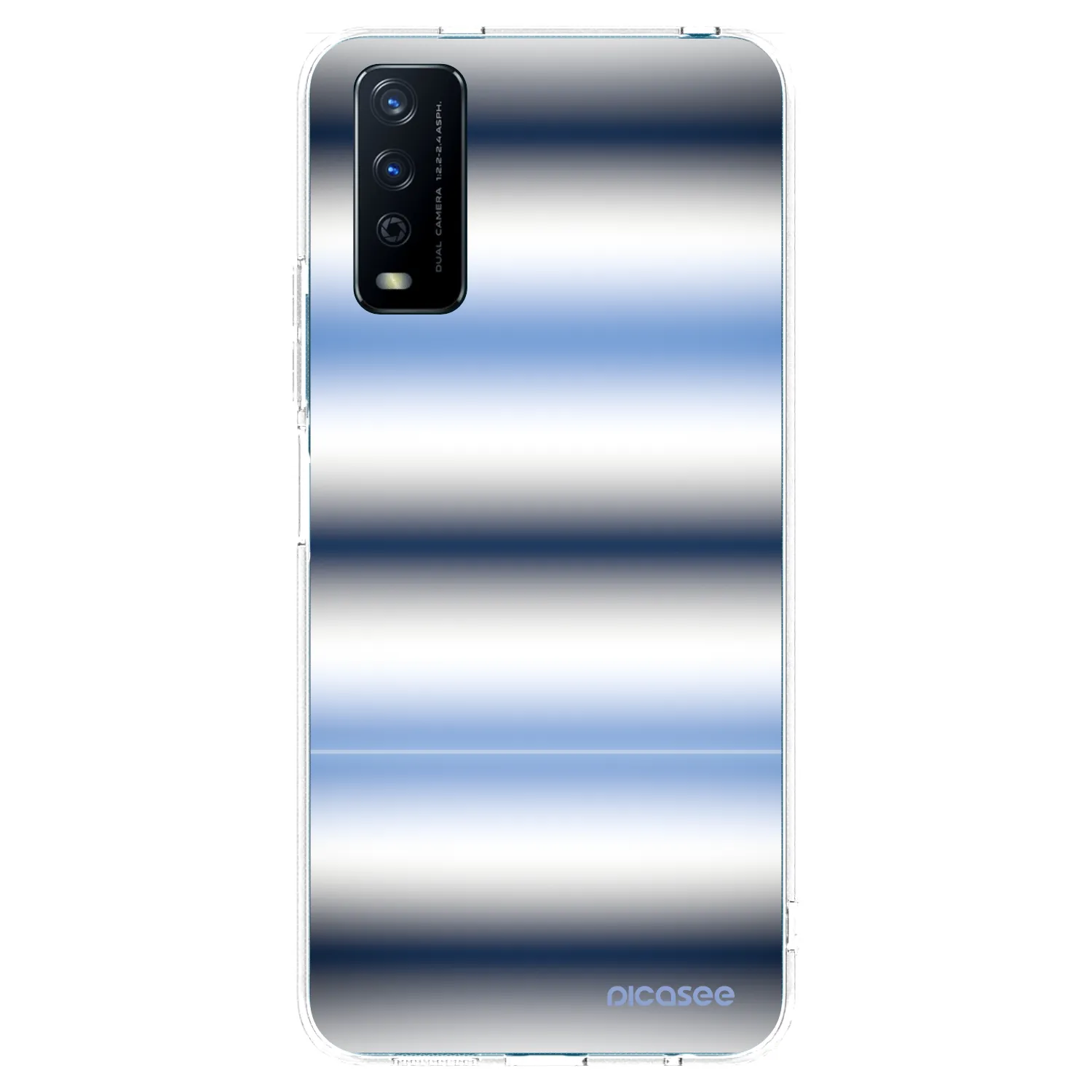 Picasee διαφανής θήκη σιλικόνης Vivo Y11s - Static Lines