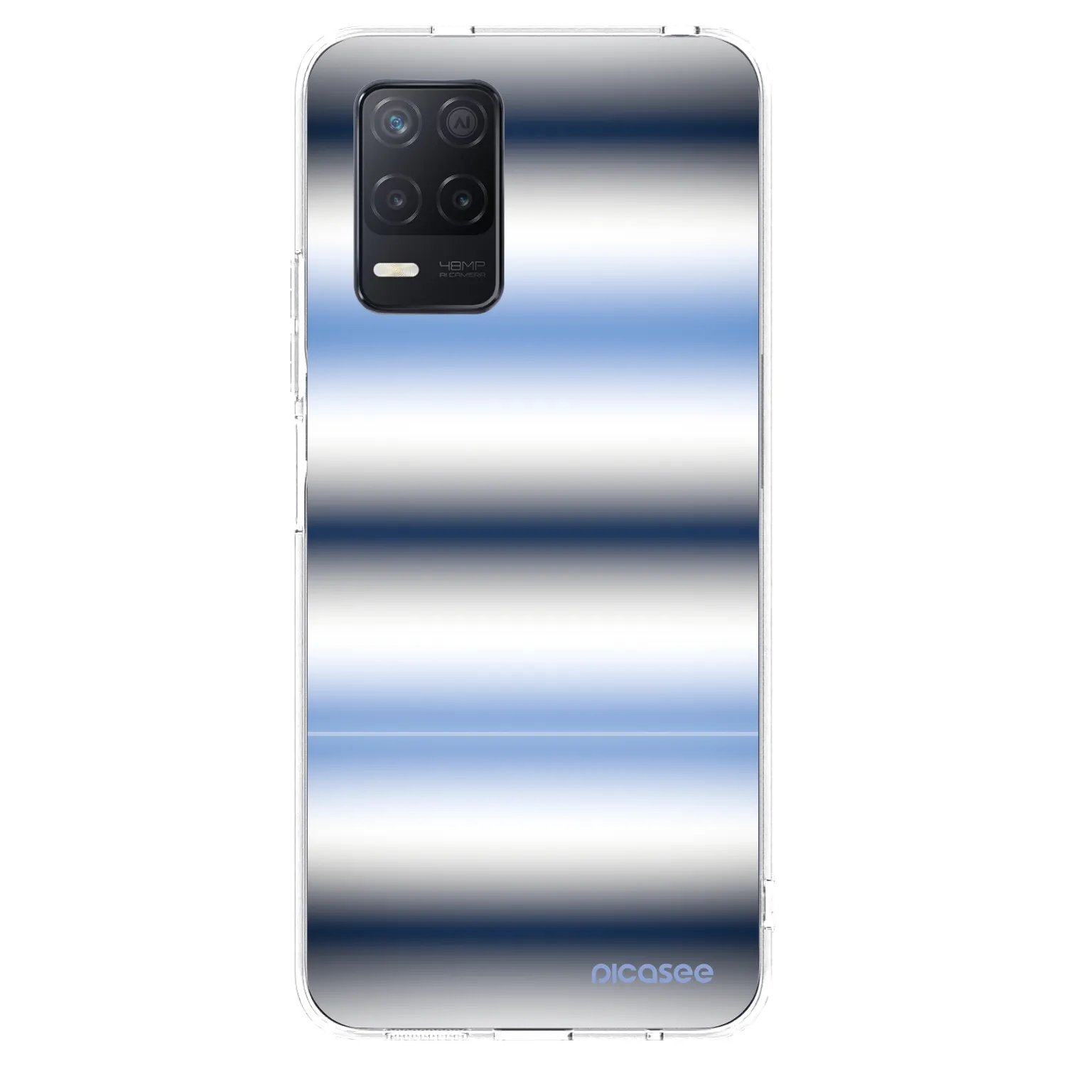 Picasee διαφανής θήκη σιλικόνης Realme 8 5G - Static Lines
