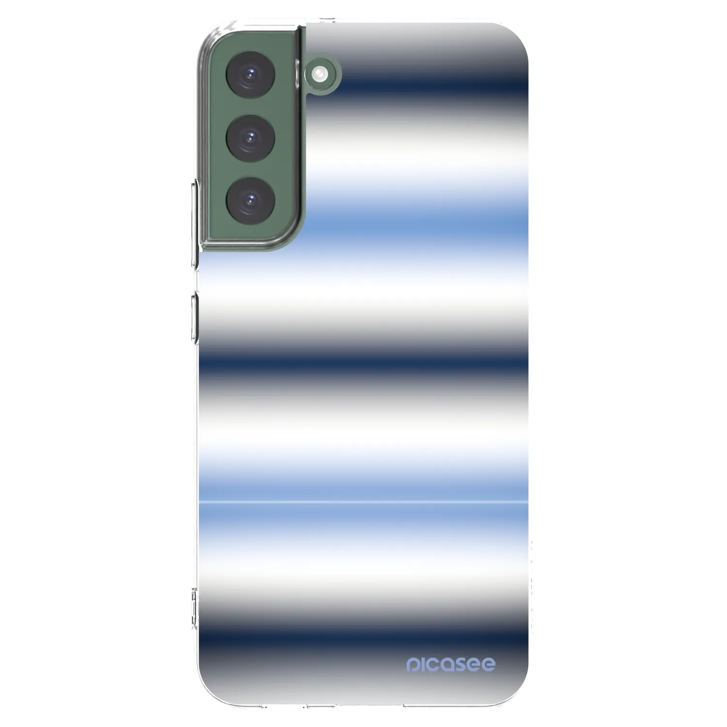 Picasee διαφανής θήκη σιλικόνης Samsung Galaxy S22+ 5G - Static Lines
