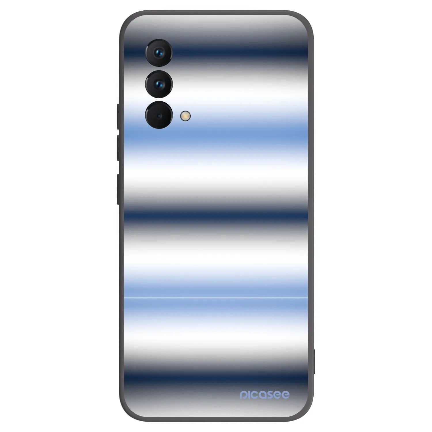 Picasee Μαύρη θήκη σιλικόνης για Realme GT Master Edition 5G - Static Lines