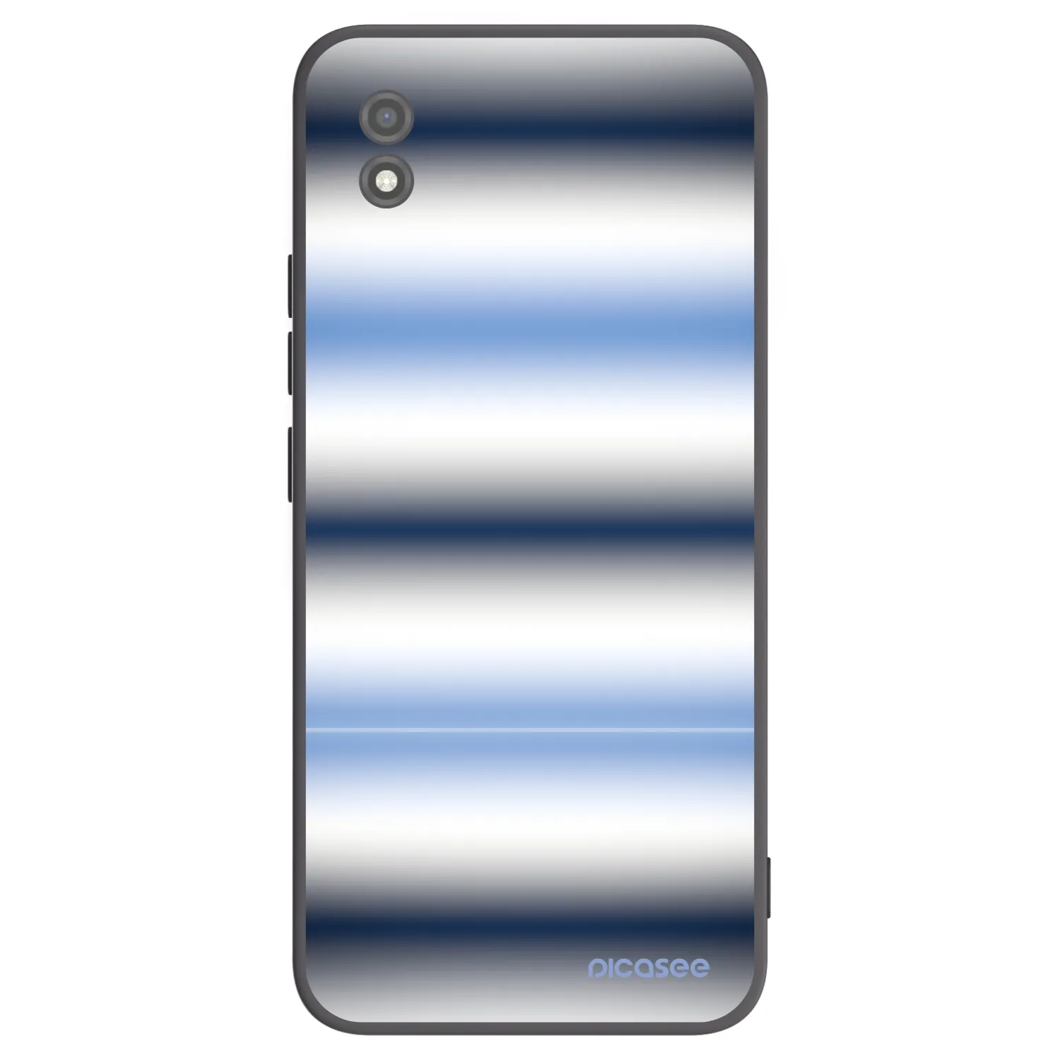 Picasee Μαύρη θήκη σιλικόνης για Realme C11 (2021) - Static Lines
