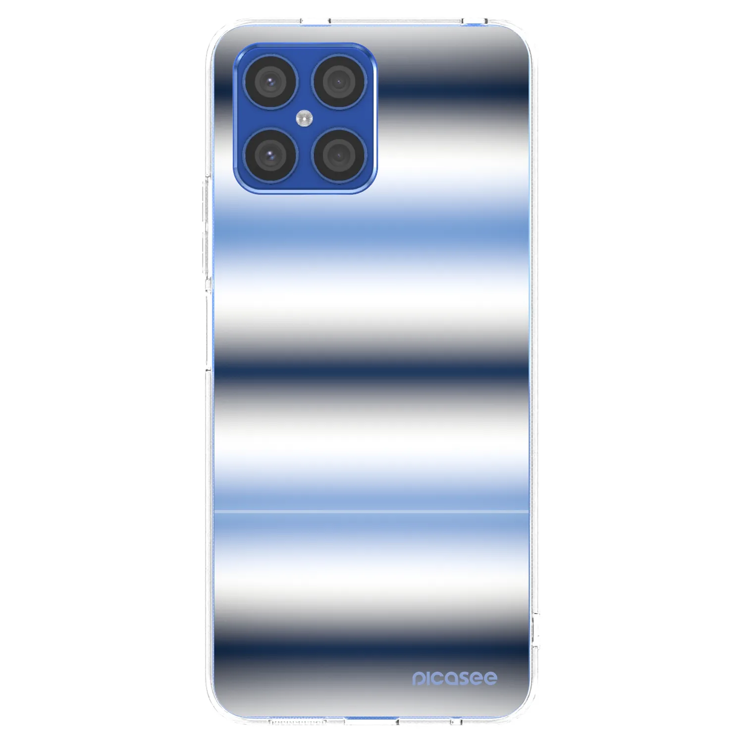 Picasee διαφανής θήκη σιλικόνης Honor X8 4G - Static Lines