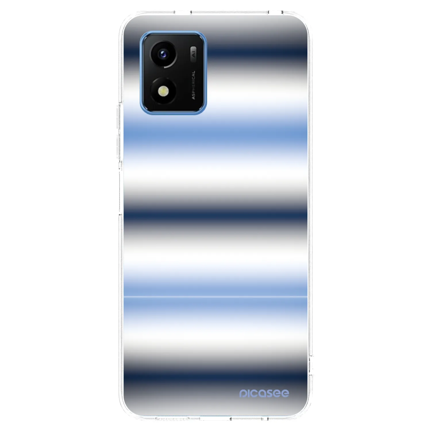 Picasee διαφανής θήκη σιλικόνης Vivo Y01 - Static Lines