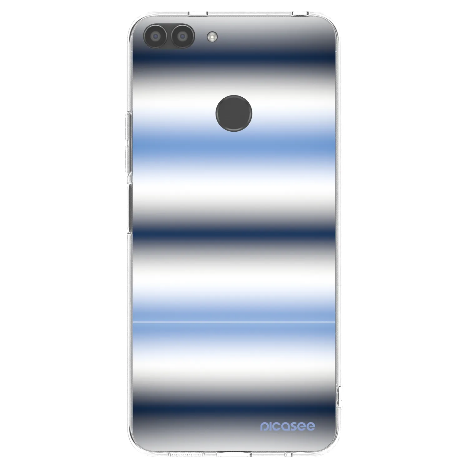 Picasee διαφανής θήκη σιλικόνης Huawei P Smart - Static Lines