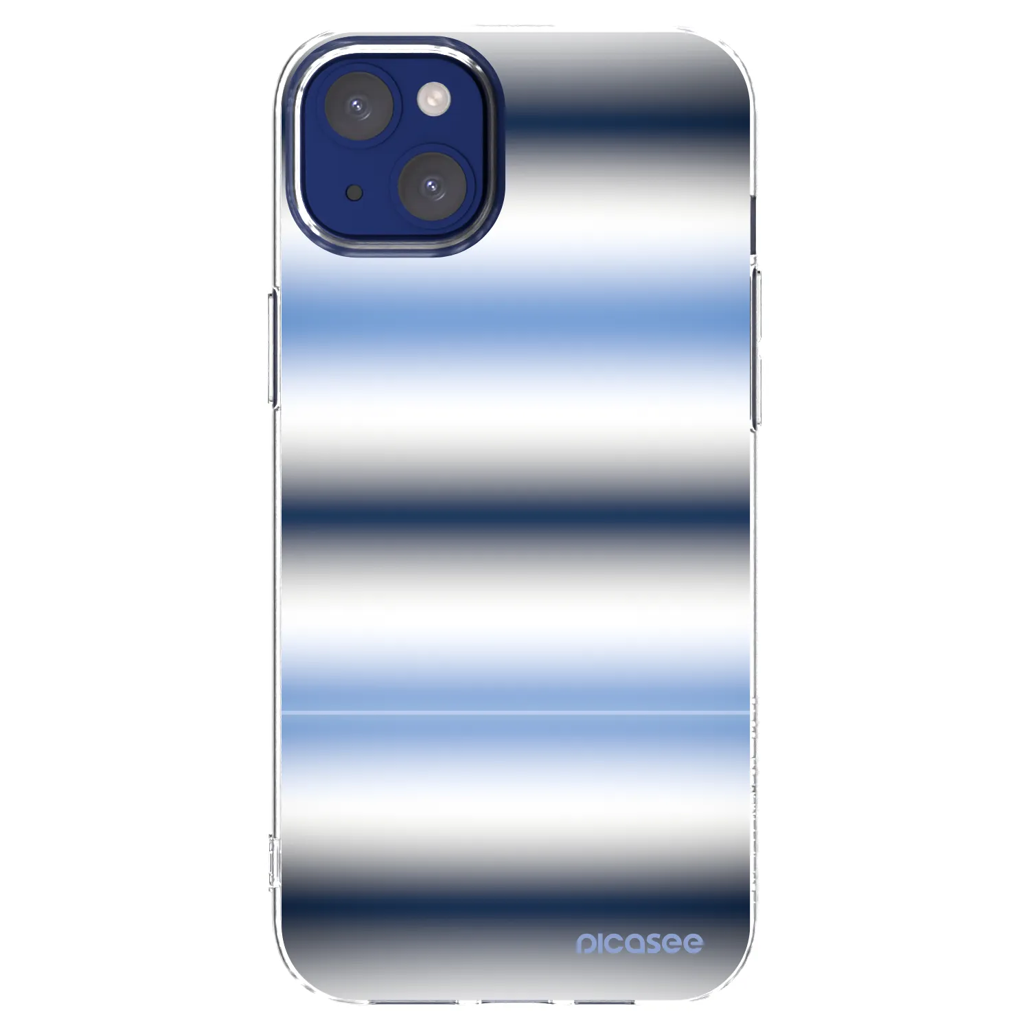 Picasee διαφανής θήκη σιλικόνης Apple iPhone 14 Plus - Static Lines