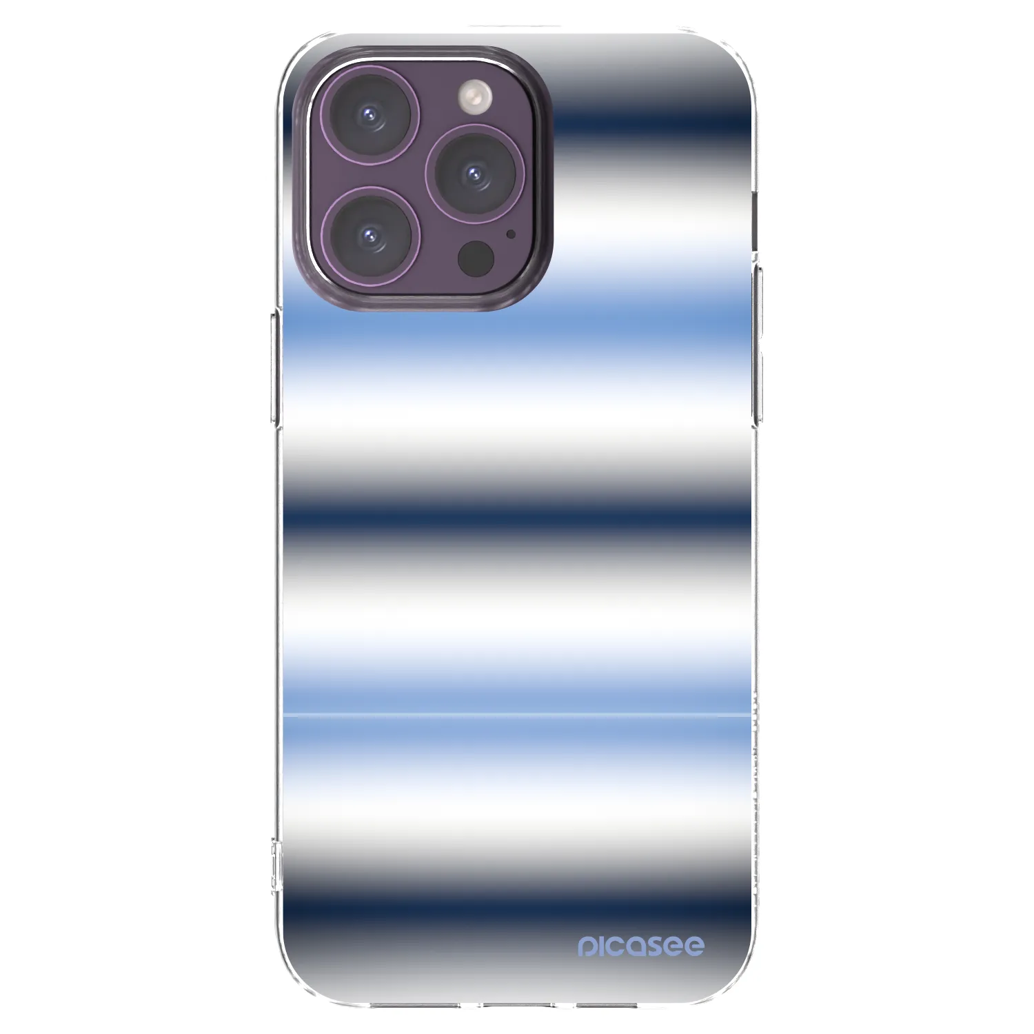 Picasee διαφανής θήκη σιλικόνης Apple iPhone 14 Pro Max - Static Lines