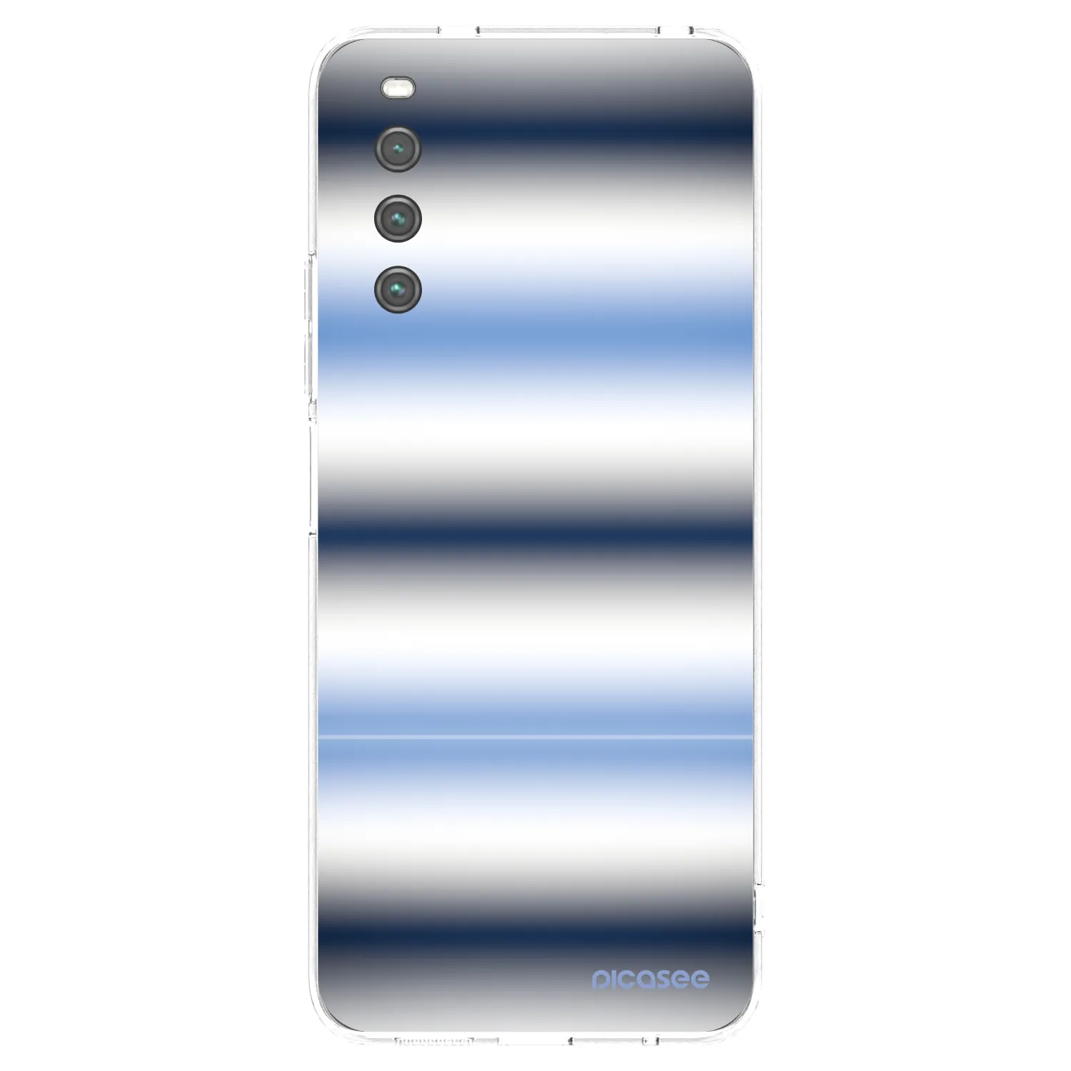 Picasee διαφανής θήκη σιλικόνης Sony Xperia 10 IV 5G - Static Lines