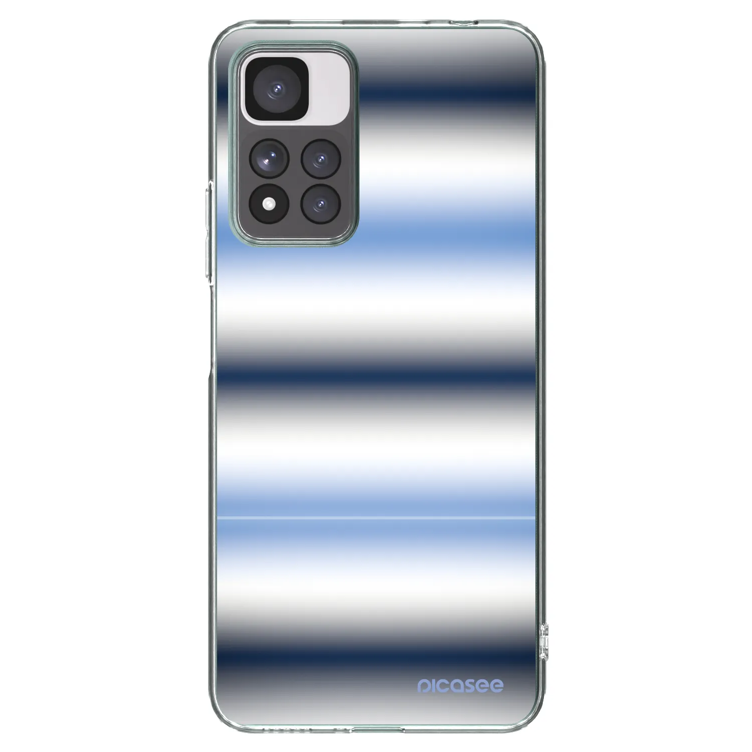 Picasee διαφανής θήκη σιλικόνης Xiaomi Redmi Note 11 Pro+ 5G - Static Lines
