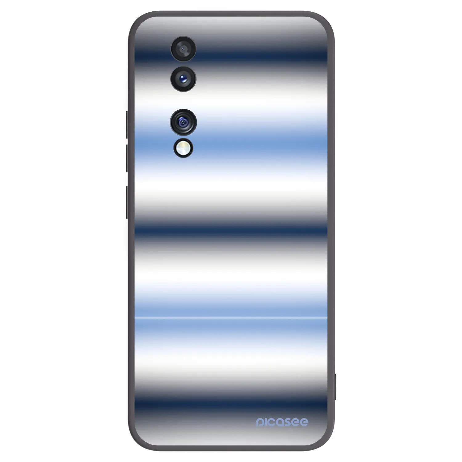Picasee Μαύρη θήκη σιλικόνης για Honor 70 - Static Lines