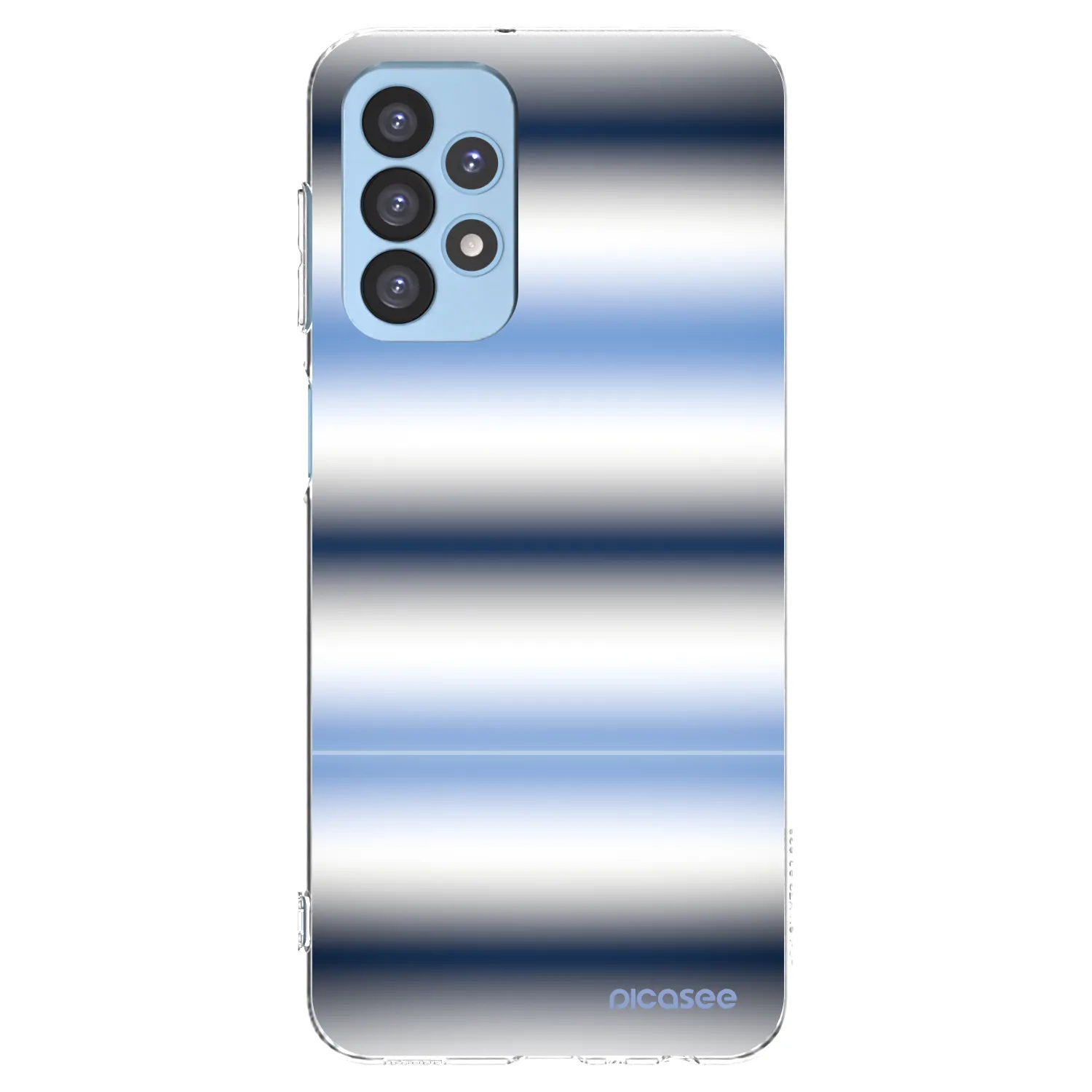 Picasee διαφανής θήκη σιλικόνης Samsung Galaxy A23 A235F 4G - Static Lines