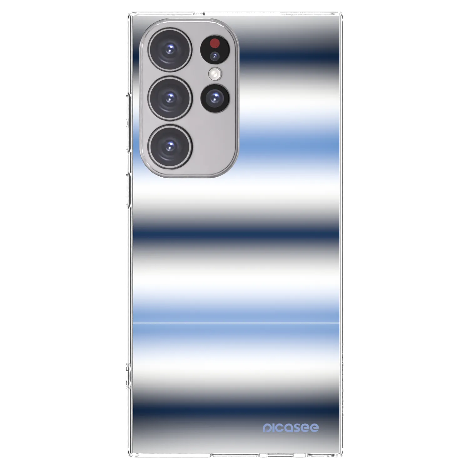 Picasee διαφανής θήκη σιλικόνης Samsung Galaxy S23 Ultra 5G - Static Lines