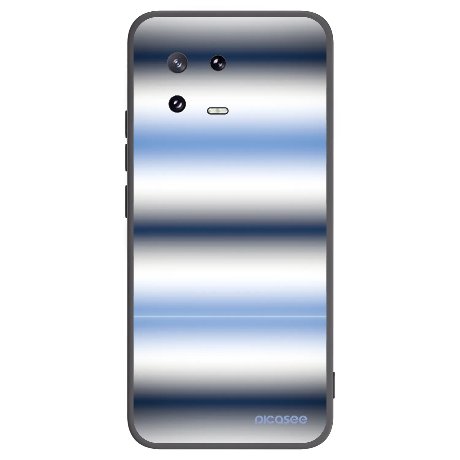 Picasee Μαύρη θήκη σιλικόνης για Xiaomi 13 Pro - Static Lines