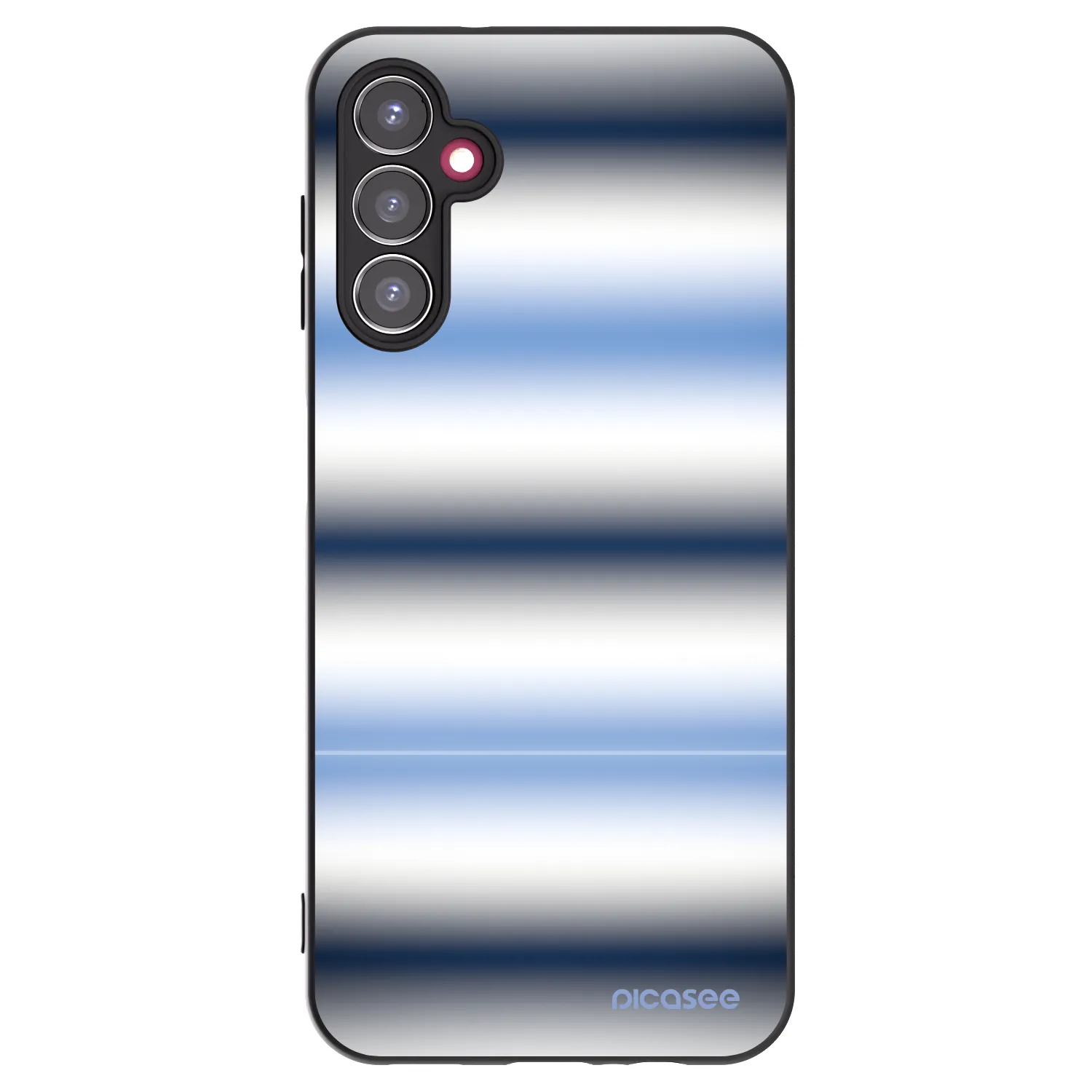 Picasee Μαύρη θήκη σιλικόνης για Samsung Galaxy A14 5G A146P - Static Lines