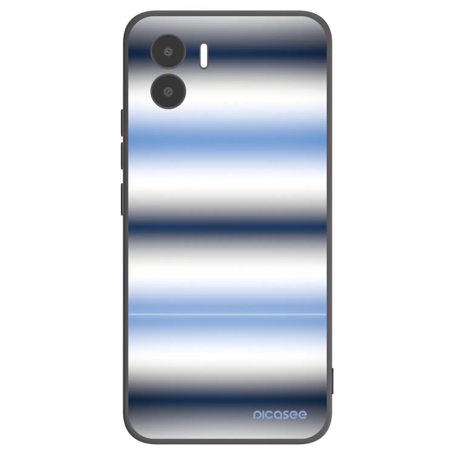 Picasee Μαύρη θήκη σιλικόνης για Xiaomi Redmi A2 - Static Lines