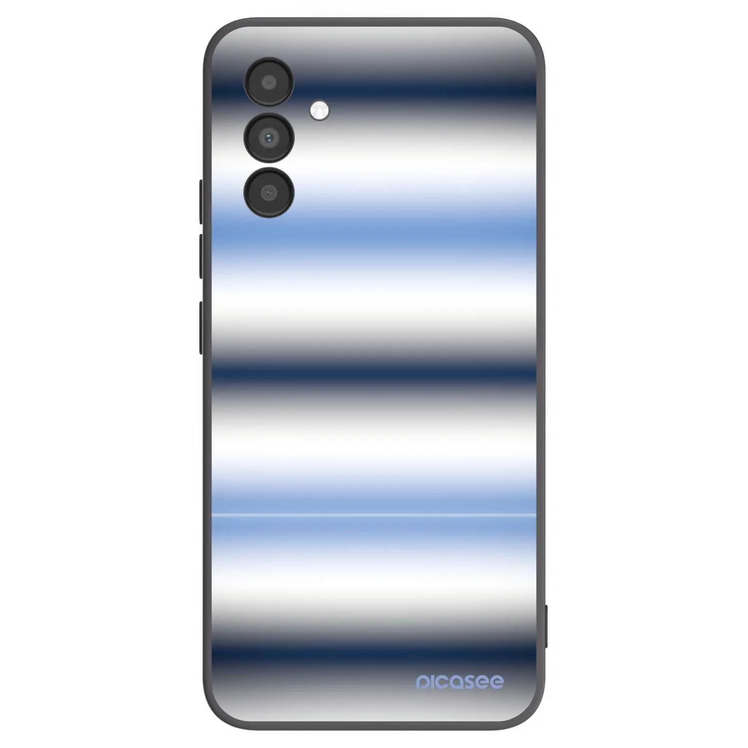 Picasee Μαύρη θήκη σιλικόνης για Samsung Galaxy A04s A047F - Static Lines