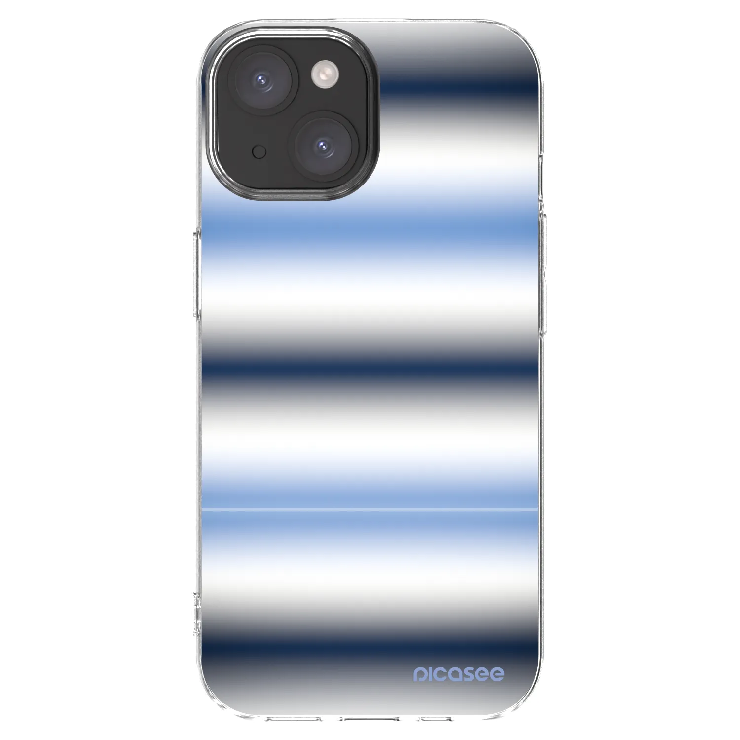 Picasee διαφανής θήκη σιλικόνης Apple iPhone 15 - Static Lines