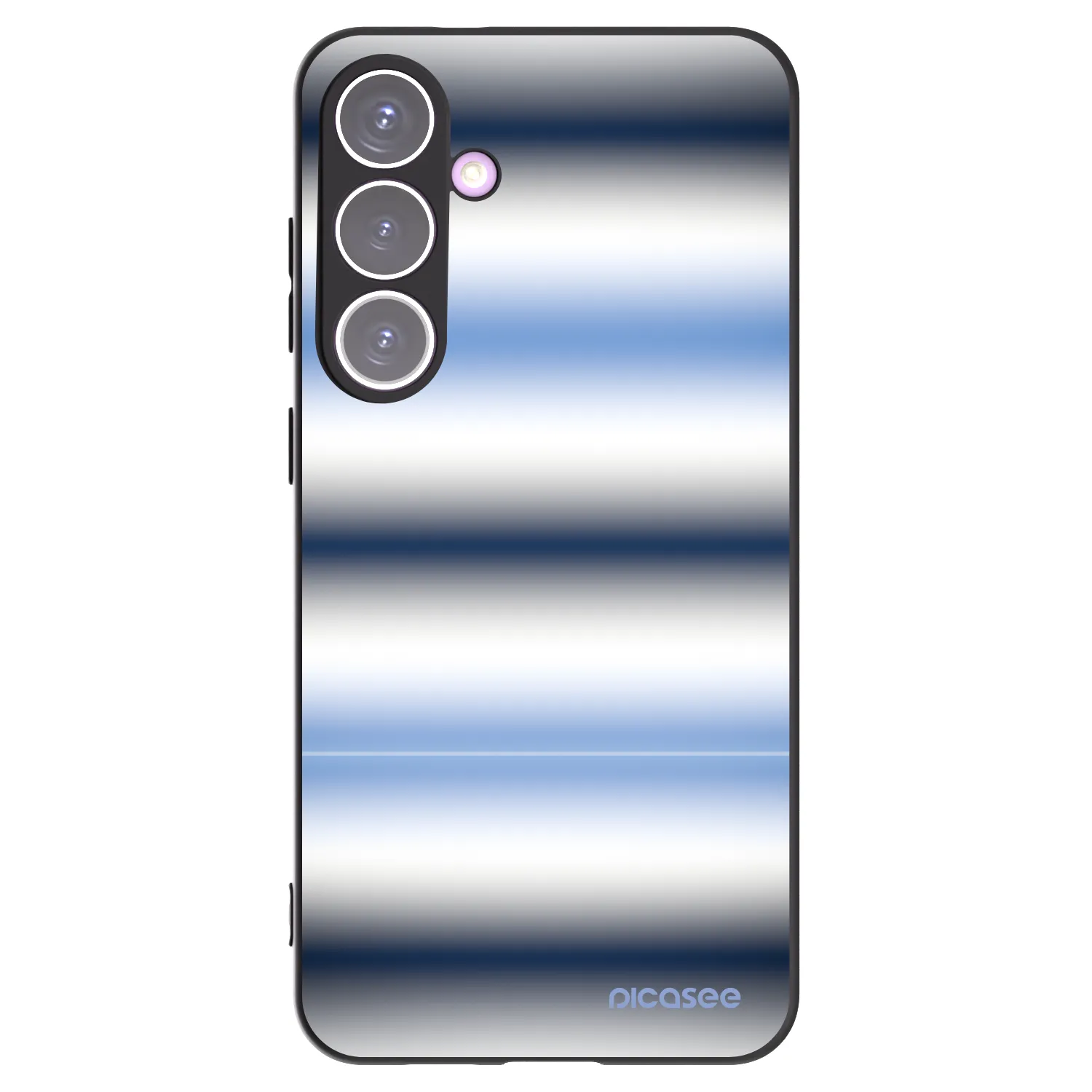 Picasee Μαύρη θήκη σιλικόνης για Samsung Galaxy S24+ S926B 5G - Static Lines