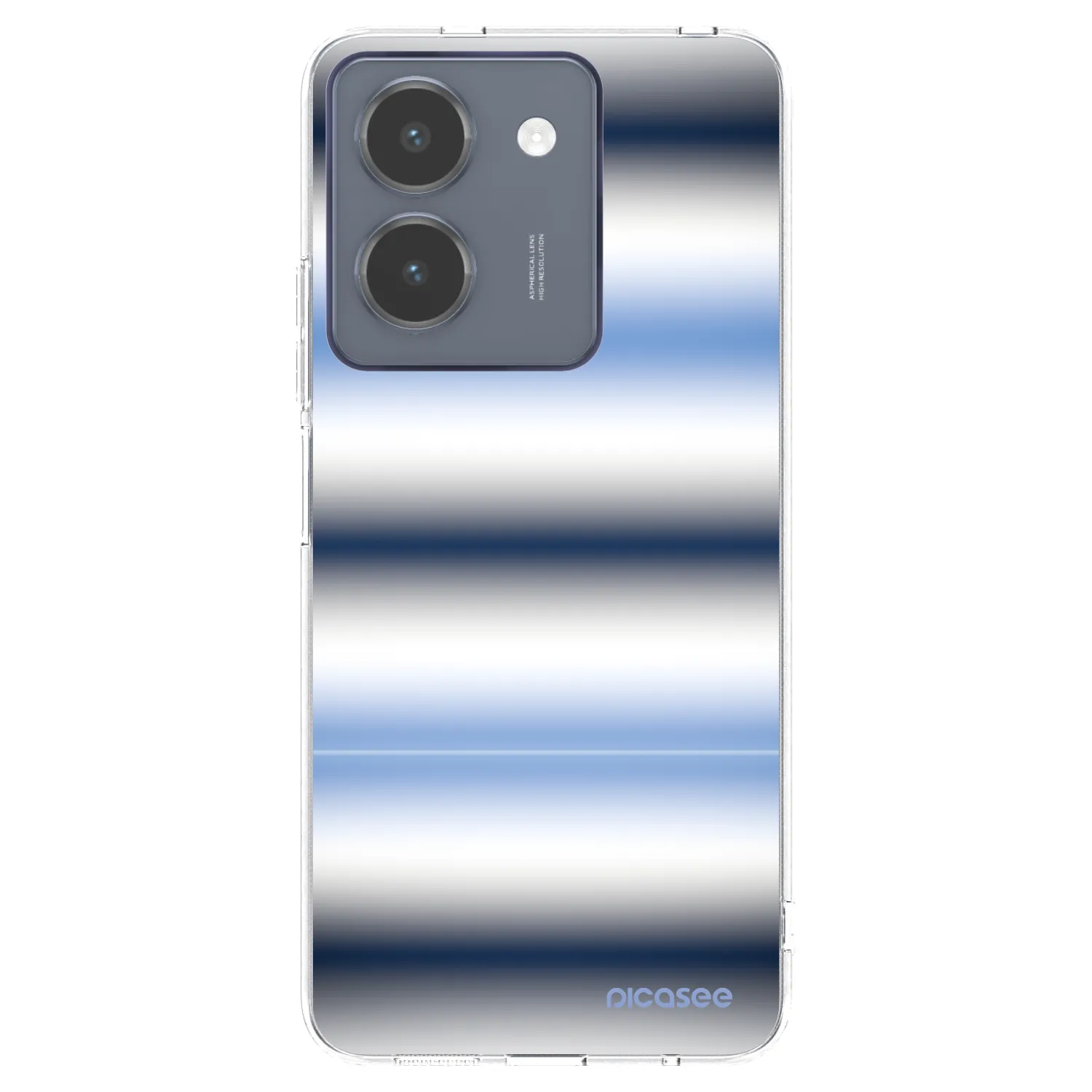 Picasee διαφανής θήκη σιλικόνης Vivo Y36 4G - Static Lines