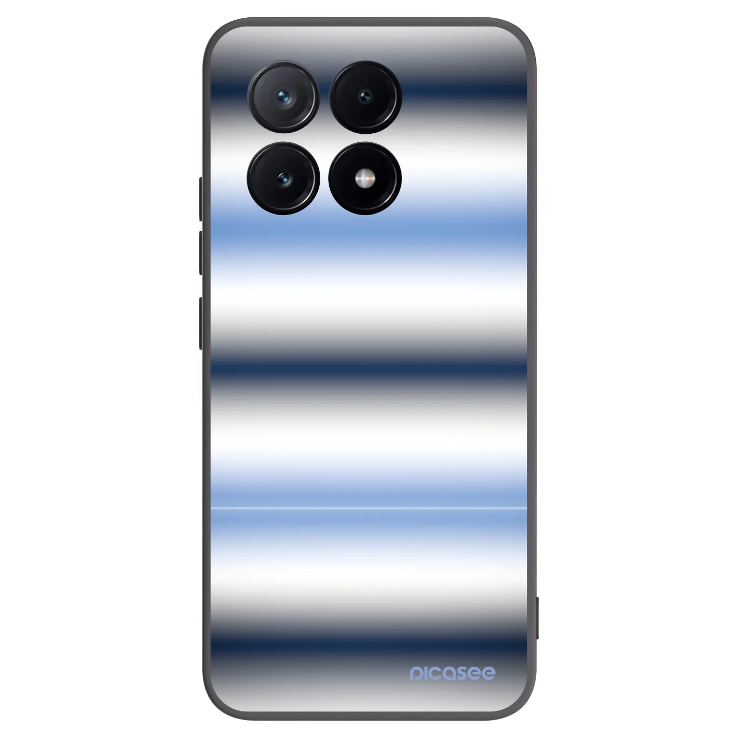 Picasee Μαύρη θήκη σιλικόνης για Xiaomi Poco X6 Pro - Static Lines