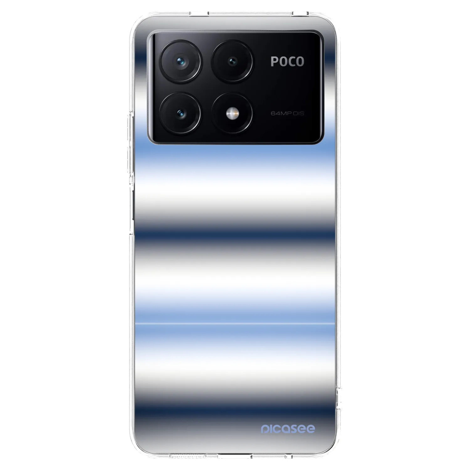 Picasee διαφανής θήκη σιλικόνης Xiaomi Poco X6 Pro - Static Lines