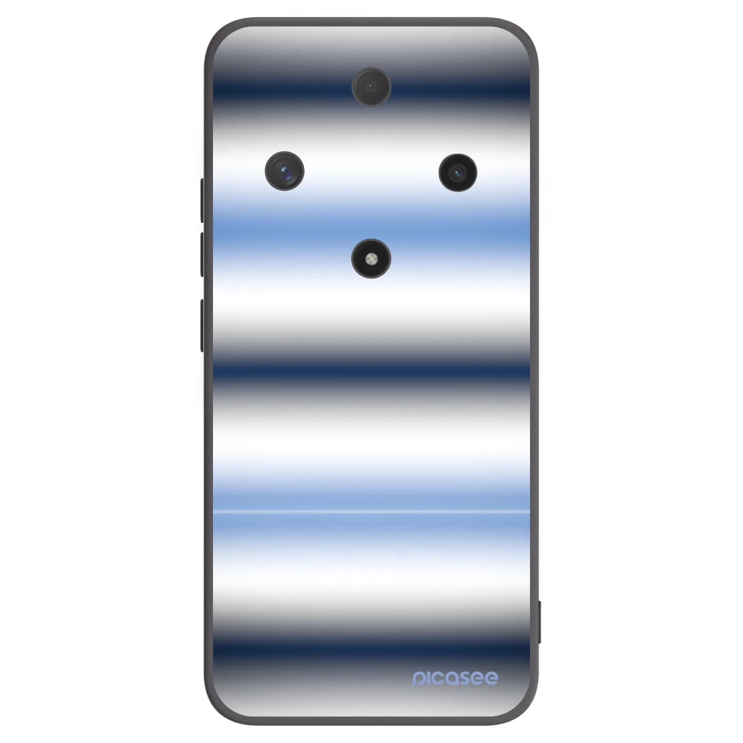 Picasee Μαύρη θήκη σιλικόνης για Honor Magic6 Lite 5G - Static Lines