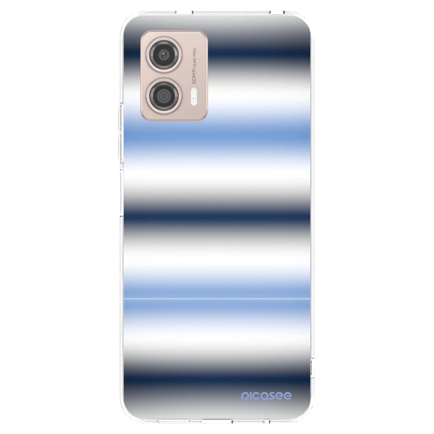 Picasee διαφανής θήκη σιλικόνης Motorola Moto G53 5G - Static Lines