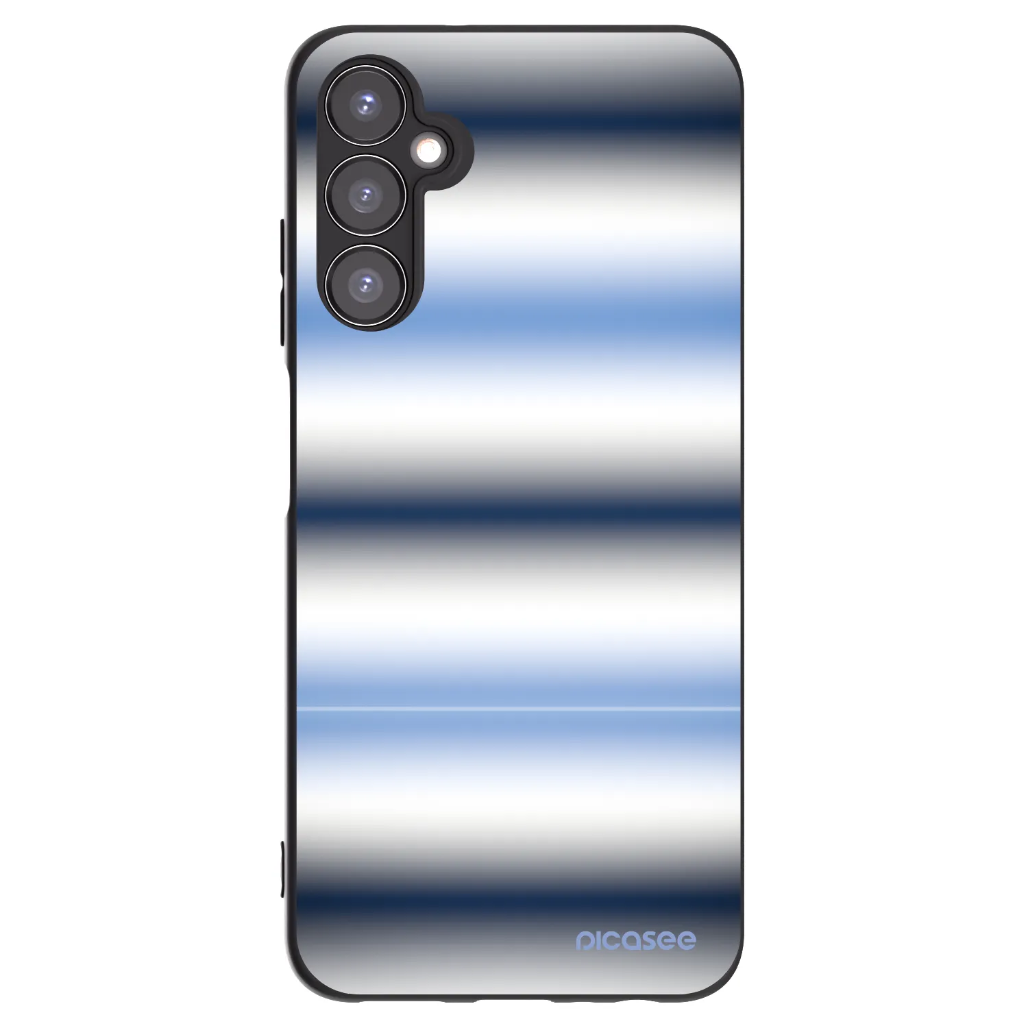 Picasee Μαύρη θήκη σιλικόνης για Samsung Galaxy A05s A057G - Static Lines
