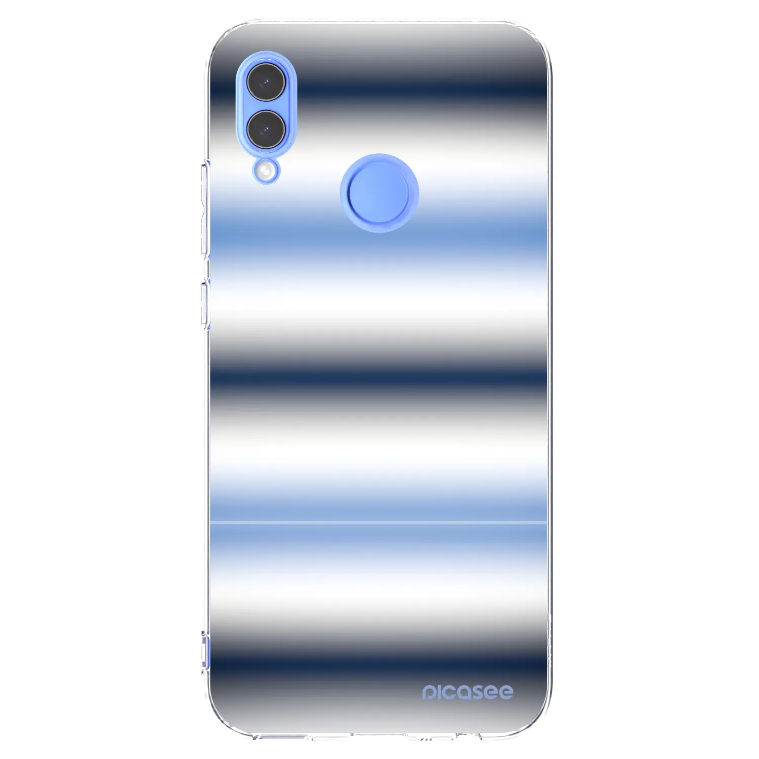 Picasee διαφανής θήκη σιλικόνης Honor 10 Lite - Static Lines