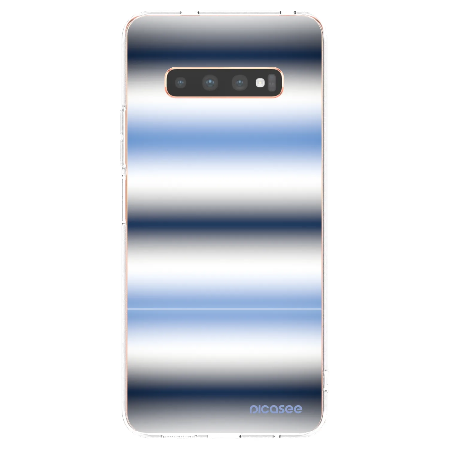 Picasee διαφανής θήκη σιλικόνης Samsung Galaxy S10 Plus G975 - Static Lines