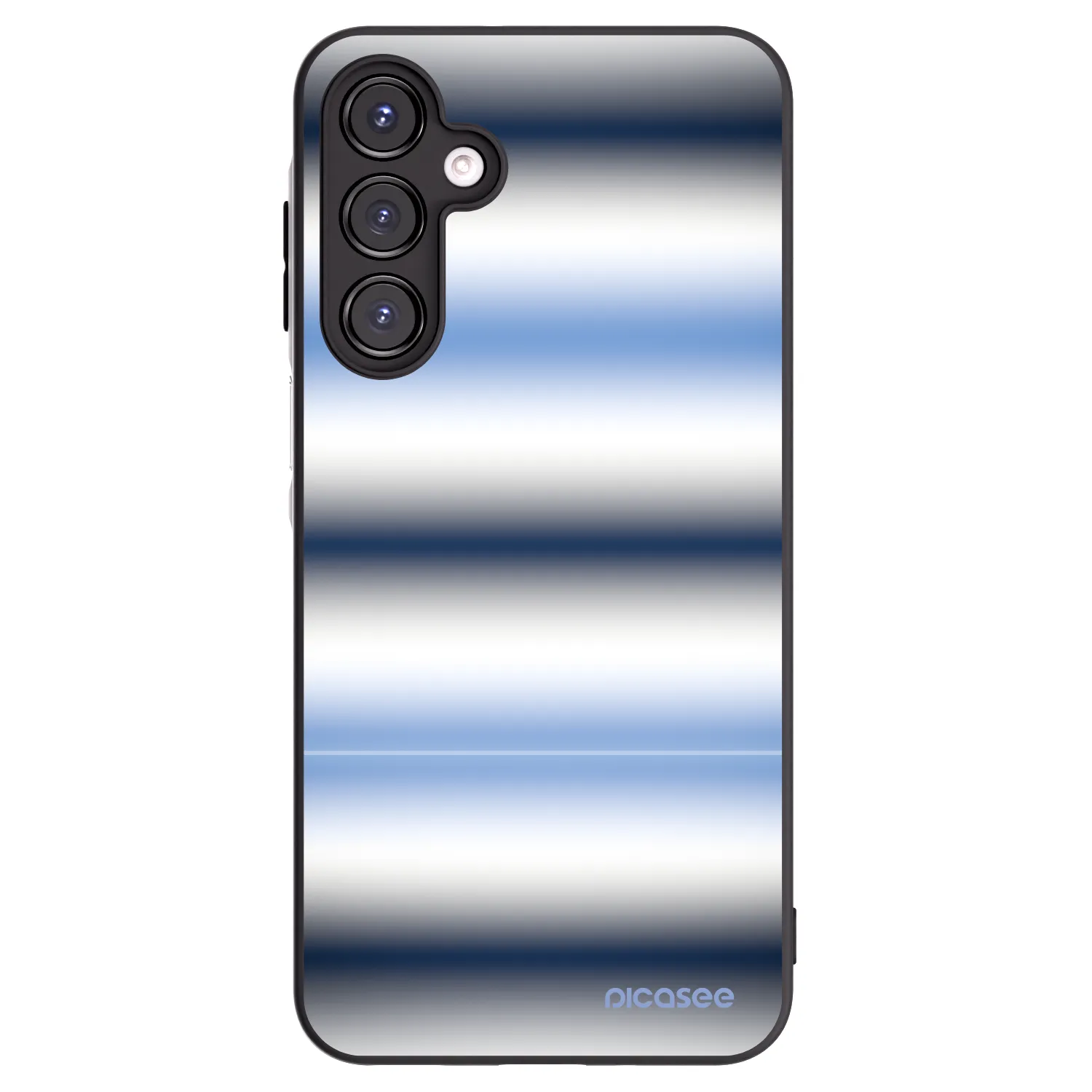 Picasee Μαύρη θήκη σιλικόνης για Samsung Galaxy A16 5G - Static Lines