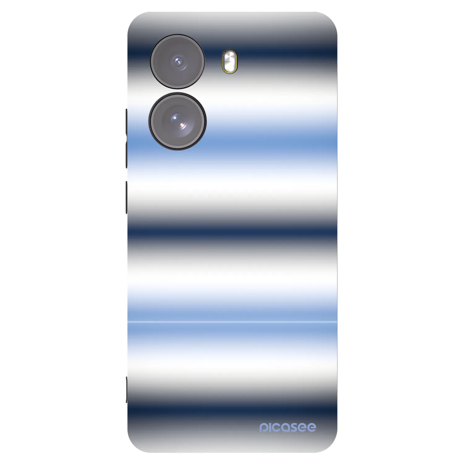 Picasee Μαύρη θήκη σιλικόνης για Xiaomi Poco X7 - Static Lines