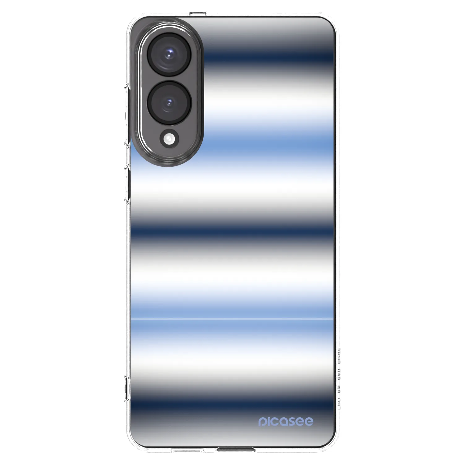 Picasee διαφανής θήκη σιλικόνης Samsung Galaxy S25 Edge 5G - Static Lines