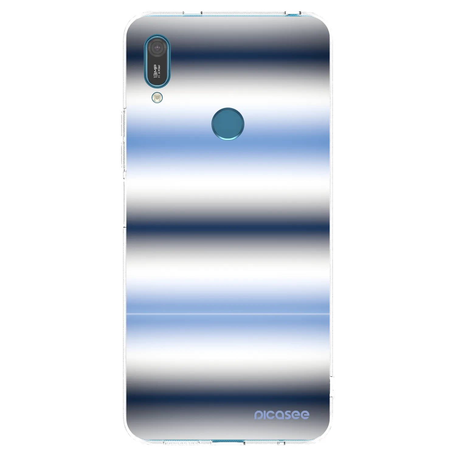 Picasee διαφανής θήκη σιλικόνης Huawei Y7 2019 - Static Lines