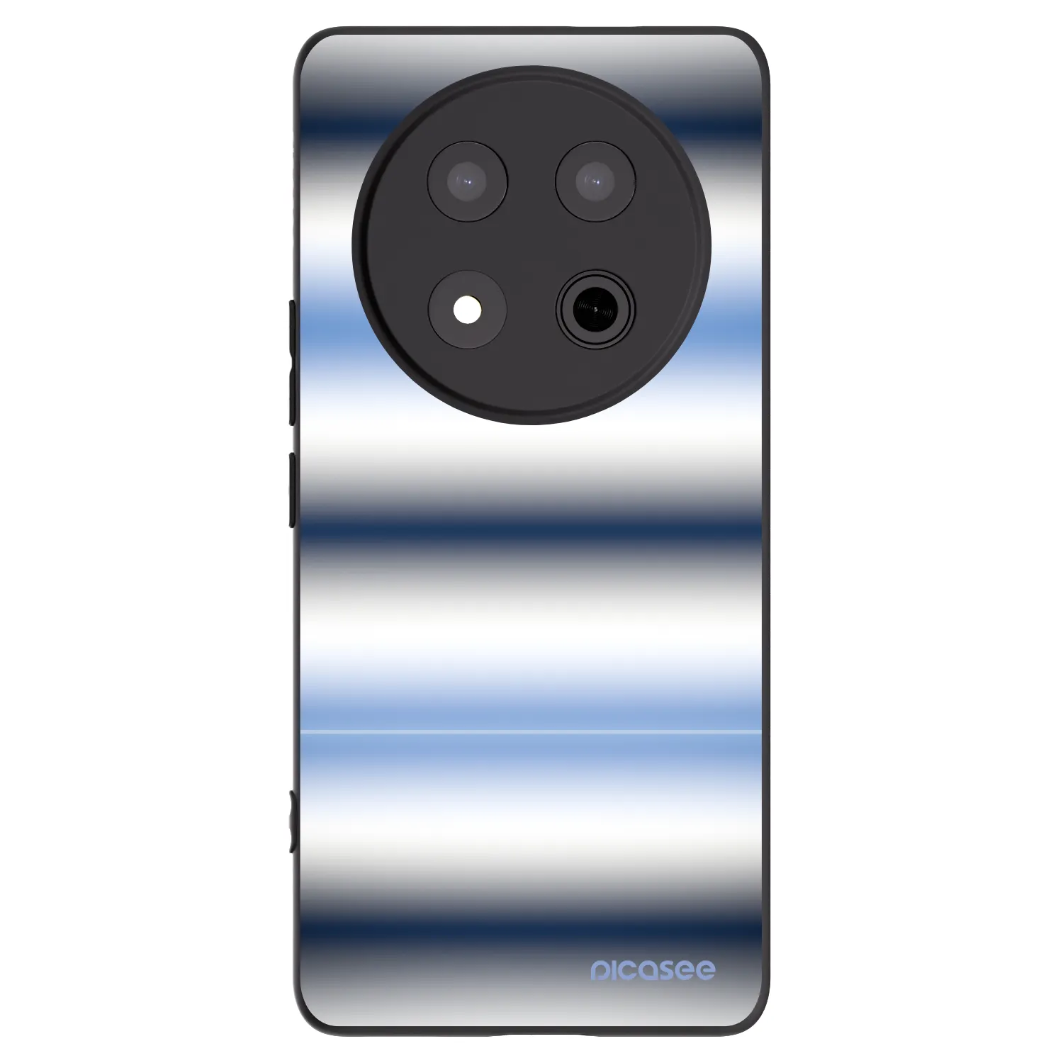 Picasee Μαύρη θήκη σιλικόνης για Honor Magic7 Lite 5G - Static Lines
