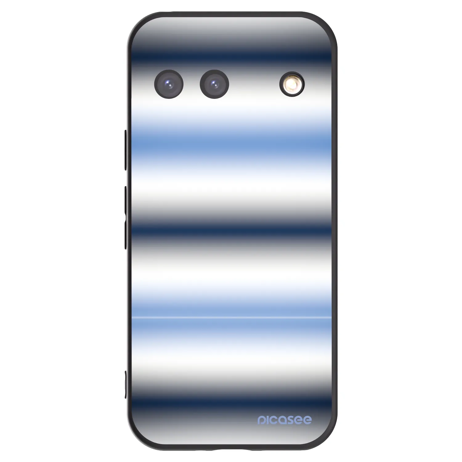 Picasee Μαύρη θήκη σιλικόνης για Google Pixel 9 - Static Lines