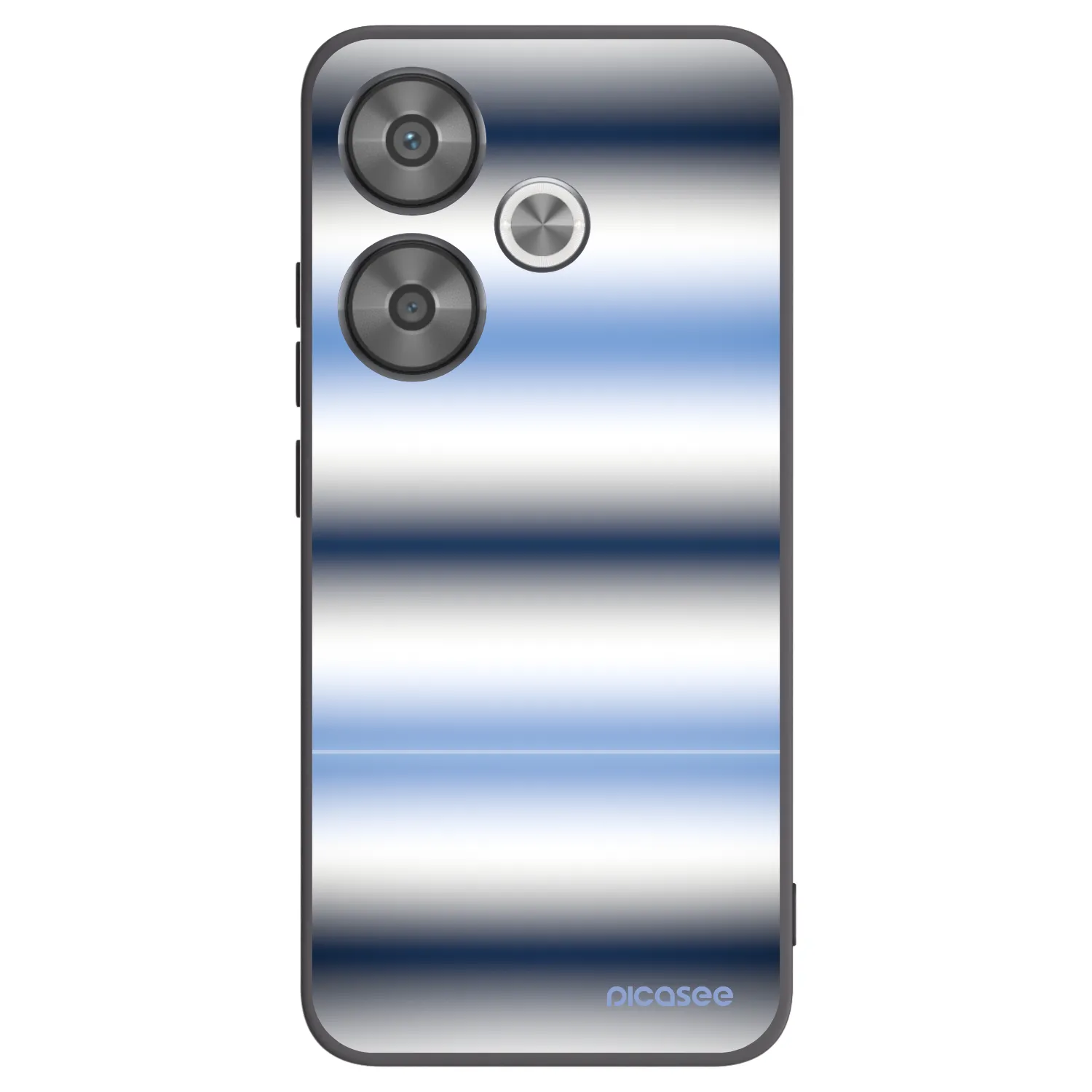 Picasee Μαύρη θήκη σιλικόνης για Xiaomi Poco F6 - Static Lines