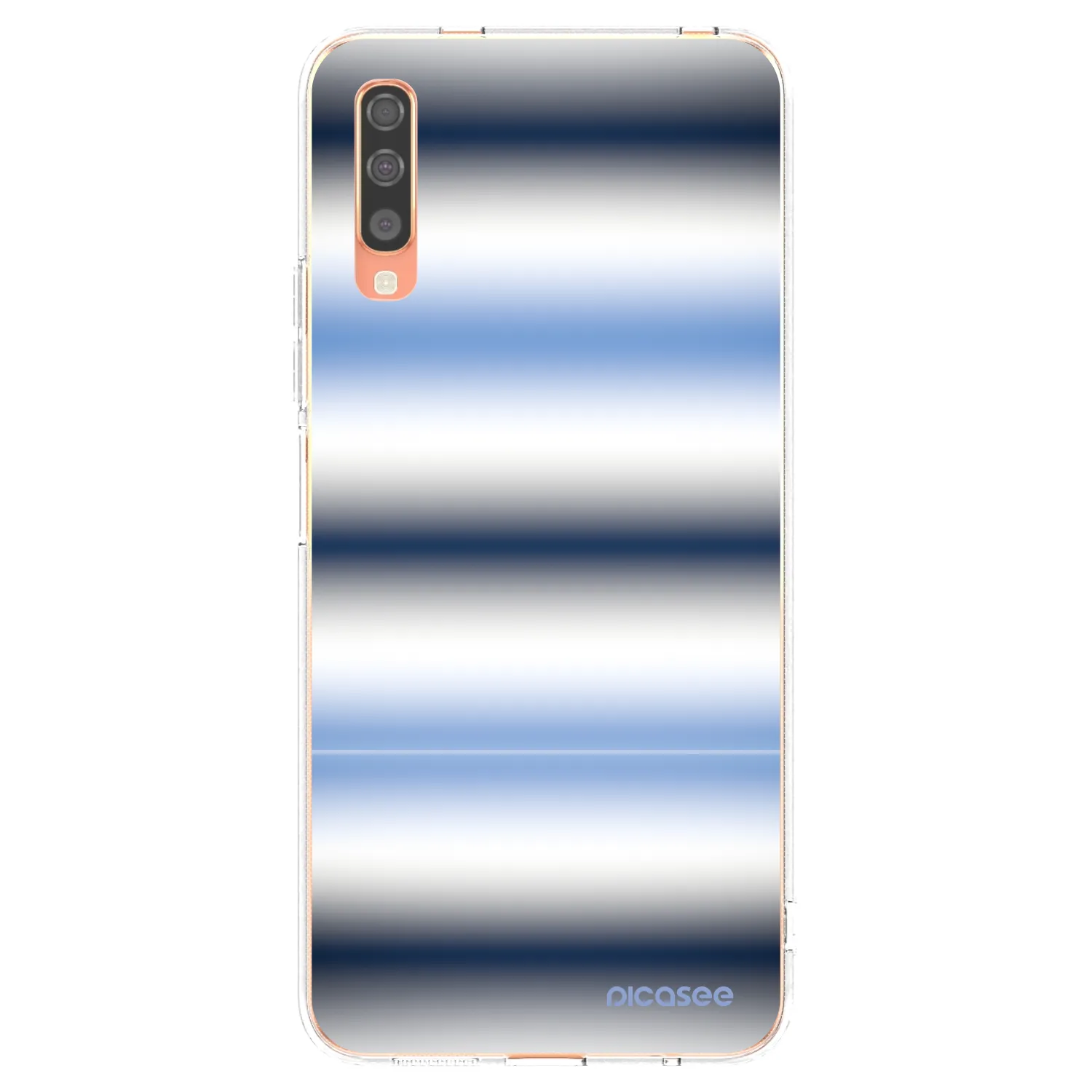 Picasee διαφανής θήκη σιλικόνης Samsung Galaxy A70 A705F - Static Lines