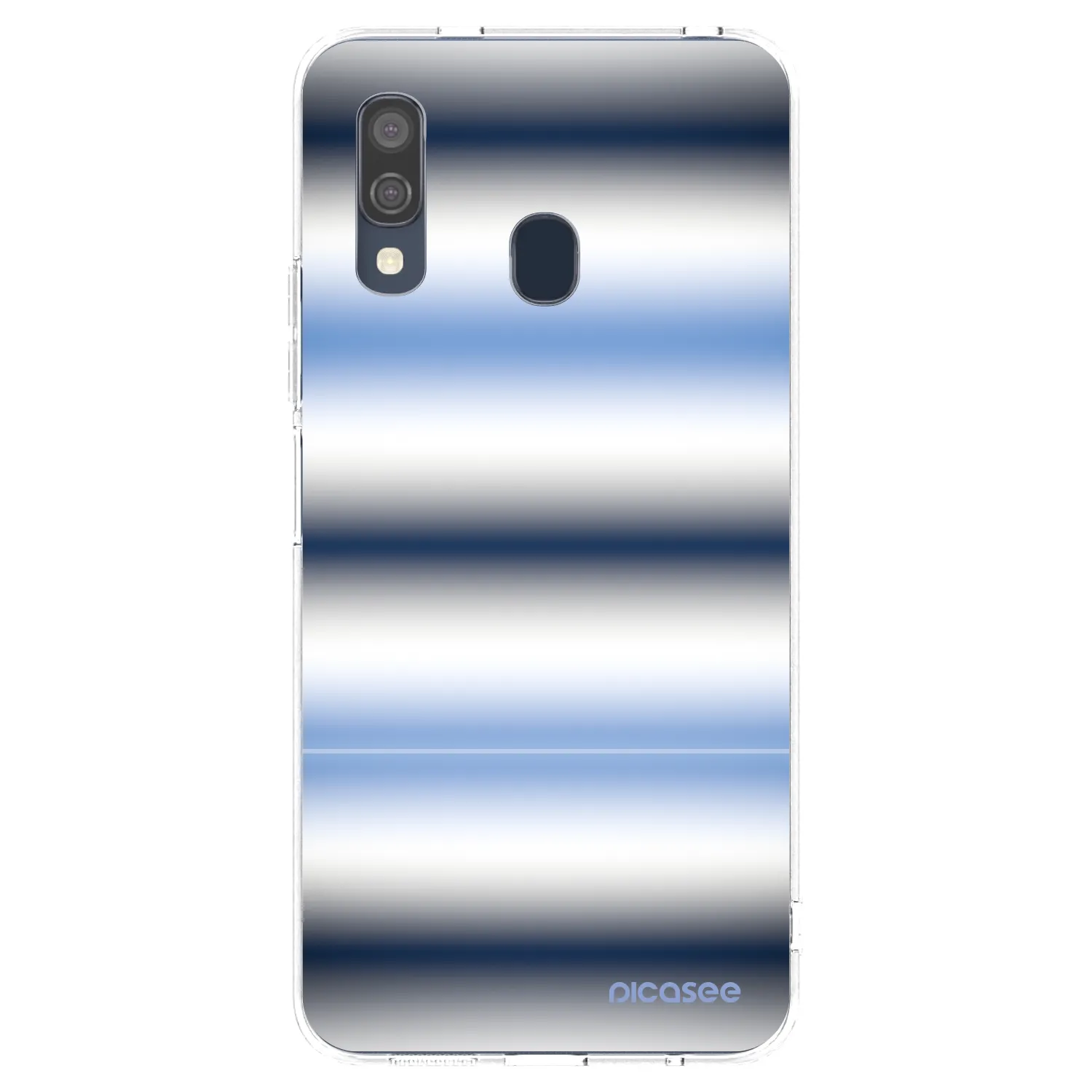 Picasee διαφανής θήκη σιλικόνης Samsung Galaxy A40 A405F - Static Lines